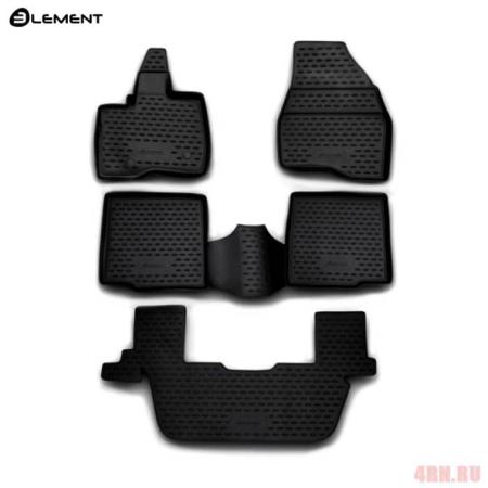 Коврики салона Element для Ford Explorer (2011-2014) 3 ряда № CARFRD00003h