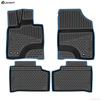 Коврики салона 3D для Changan UNI-K (2020-2025) с синим кантом № KANT.ELEM3DA67032210k.bl