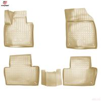 Коврики салона Norplast 3D бежевые для Volvo XC90 5 мест (2015-2025) № NPA11-C96-780-B