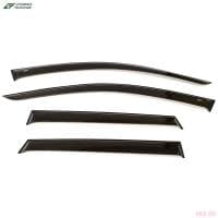 Дефлекторы боковых окон для Skoda Karoq (2020-2025) широкие № SE22620