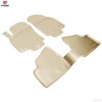Коврики салона для Opel Astra H (2004-2009) бежевые № NPL-Po-63-08-B