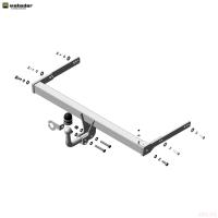 Фаркоп для Skoda Kodiaq (2017-2024) № 92712-A