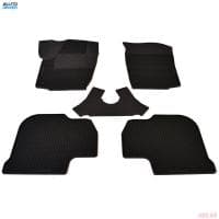 Коврики салона резиновые с бортиком EVA соты для Skoda Rapid (2013-2020) № EVTS.0582