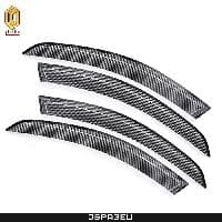 Дефлекторы окон CA Plastic шелкография карбон серебро для Lexus RX (2003-2009) № 2010031004272