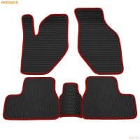 Коврики салона EVA соты резиновые для Lada (ВАЗ) Granta (2190/2191) с красным кантом № 9139015104