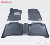 Коврики салона Satori Liner 3D Basic текстильные серые для Toyota Land Cruiser Prado 120 (2004-2009) № SI 05-00183