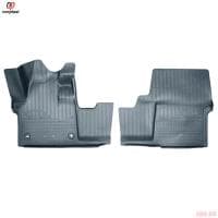 Коврики 3D салона Norplast для Peugeot Traveller (2018-2025) серые № NPA10-C64-900-G