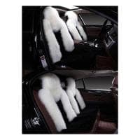 Комплект накидок из натурального меха (комбинированный ворс) № KOMPB025001