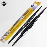 Щетки стеклоочистителя SWF Das Original Spoiler каркасные (водительская со спойлером) для Skoda Superb (2005-2008) № 116607+116136