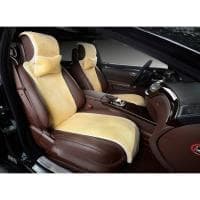 Накидка из искусственного меха (центральная часть, с подголовником и подушкой) № IN014