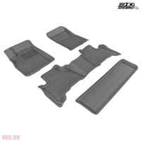 Коврики салона Sotra Liner 3D Lux серые для Toyota Land Cruiser Prado 120 (2003-2008) 3 ряда № STR74-00132