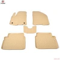 Коврики салона для Chevrolet Aveo (2004-2011) бежевые № NPL-Po-12-04-B