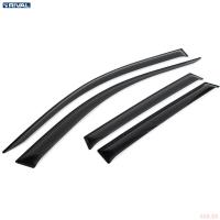 Дефлекторы окон для Skoda Karoq (2020-2025) с хромированным молдингом (по краю двери) № 35106001