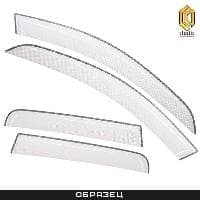 Дефлекторы окон CA Plastic шелкография белые для Honda Stepwgn (2009-2015) № 2010030408705