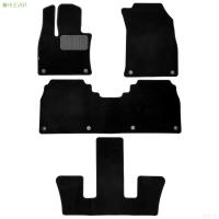 Коврики салона текстильные Premium для Hongqi EHS9 (2020-2024) (6 мест.) № KLEVER0511600222110kh