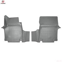 Коврики салона для Hyundai Staria (2021-2025) 1-й, 8 мест, серые № NPA11-C31-660-G