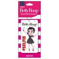 Ароматизатор пропитанный подвесной пластинка Betty Boop Бубль гум AURAMI BP-202