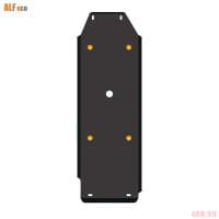 Защита топливного бака для Mitsubishi L200 (2006-2015) № ALF1422