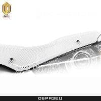 Дефлектор капота CA Plastic "Exclusive" шелкография белый для Honda CR-V (2007-2008) № 2010060402254