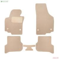 Коврики в салон Klever Premium для Seat Altea Freetrack АКПП (2007-2009) 5 шт. бежевые № KLEVER04440622112kh