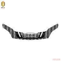 Дефлектор капота "Exclusive" серия "Art" белый для Nissan X-Trail (2011-2014) № 2010061409474