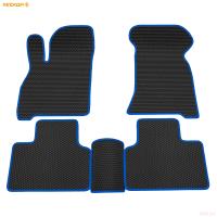 Коврики салона EVA соты резиновые для Lada (ВАЗ) 2110/2111/2112 с синим кантом № 9139050103