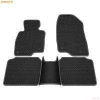 Коврики салона Rezkon EVA cоты резиновые для Mazda 6 (2013-2025) с серым кантом № 9023015202