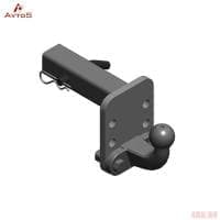 Шаровый узел для фаркопа под квадратное отверстие 50х50 мм (на базе шара F) № TY-07