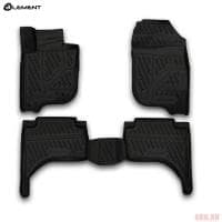Коврики салона Element 3D для Mitsubishi L200 (2015-2023) № CARMIT00001