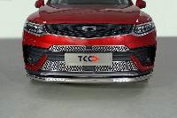 Защита передняя нижняя (с ДХО) 60,3 мм GEELY Tugella 2022-2024 арт. GEELTUG20-14-