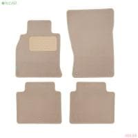 Коврики салона Klever текстильные Premium для Infiniti M седан (2010-2014) бежевые № KLEVER04760922112kh