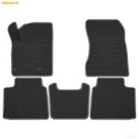 Коврики салона 3D EVA Ромб для Mitsubishi Outlander 4 (2021-2025) с серым кантом № 9224015202