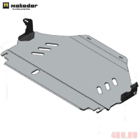 Защита КПП для Volkswagen Touareg (2010-2015) № 382703