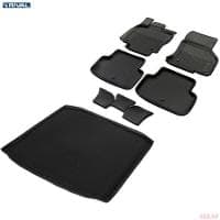 Комплект ковриков салона и багажника для Skoda Octavia A7 универсал (2013-2020) № K15101001-5