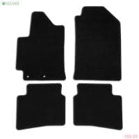 Коврики салона Klever текстильные Econom (без подпятника) для Hyundai Solaris седан (2017-2022) № KLEVER01206101200k