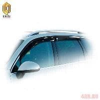 Дефлекторы окон CA Plastic Classic полупрозрачные для Volkswagen Touareg (2010-2018) № 2010030305509