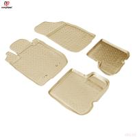 Коврики салона Norplast бежевые для Renault Sandero (2009-2014) № NPL-PO-69-60-B