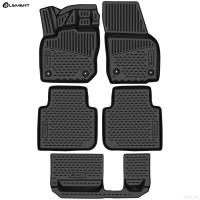 Коврики салона 3D для Skoda Kodiaq (2024-2025) 7 мест, 5 шт. № ELEMENT3DAN1077210k