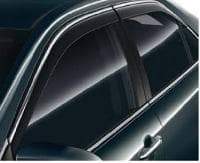 Дефлекторы окон Toyota оригинальные Premium с хромированным молдингом для Toyota Camry (2014-2017) № 08611-33840