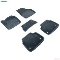 Коврики салона 3D текстильные для Land Rover Discovery Sport R19 (2019-2025) серые № 30191