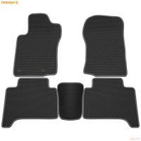 Коврики салона EVA ромб резиновые для Toyota Land Cruiser Prado 150 (2017-2025) с серым кантом № 9034030302