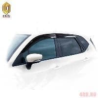 Дефлекторы окон CA Plastic Classic полупрозрачные для Renault Kaptur (2016-2023) № 2010030312163