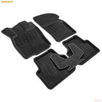 Коврики салона Rezkon 3D Evaplast текстильные для Skoda Octavia A7 (2013-2020) № 4530010200