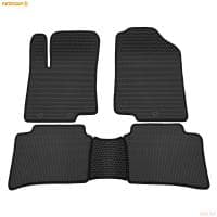 Коврики салона EVA cоты резиновые для Kia Rio (2011-2016) с черным кантом № 9121020201