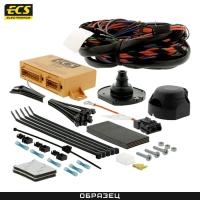 Штатная электрика к фаркопу (7-pin) для Land Rover Discovery 5 (2017-2024) без поддержки светодиодных ламп на прицепе № LR006BH