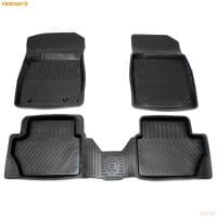 Коврики салона Rezkon резиновые для Ford Fiesta (2015-2017) № 1016005200