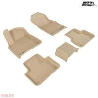 Коврики салона Liner 3D VIP текстильные для Audi Q7 (2015-2025) бежевые № ST 73-00181
