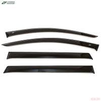 Дефлекторы боковых окон для Mitsubishi Pajero Sport (2016-2025) широкие № ME45216