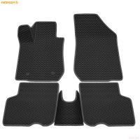 Коврики салона 3D EVA ромб резиновые для Lada (ВАЗ) Largus (2021-2025) 5-ти местный с серым кантом № 9239020202