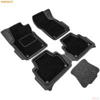 Коврики салона Rezkon Transformer резиновые для Toyota Land Cruiser Prado 150 (2010-2013) № 3034030200